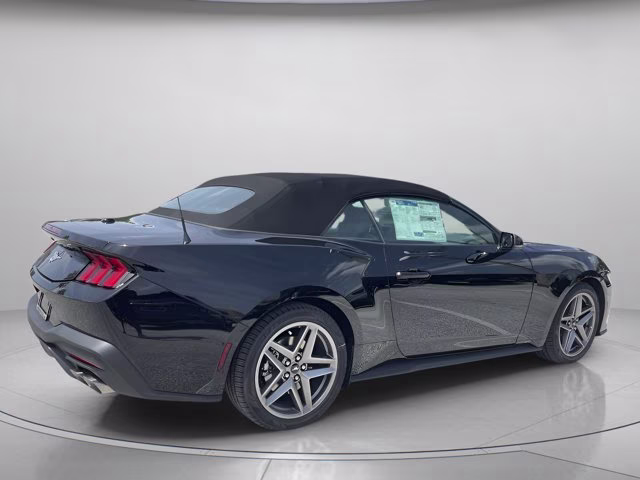 2026 Shadow Black Ford Mustang EcoBoost Premium RWD Convertible