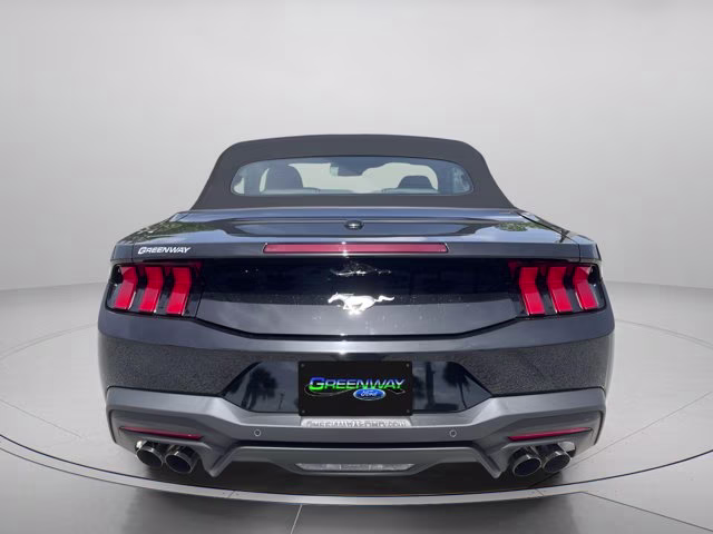 2026 Shadow Black Ford Mustang EcoBoost Premium RWD Convertible