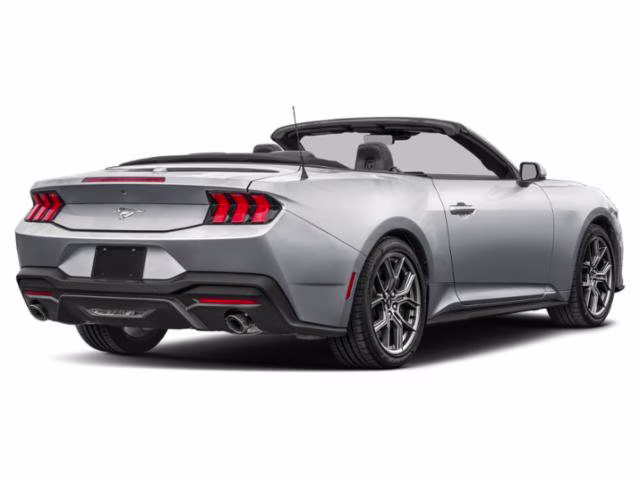 2026 Avalanche Gray Ford Mustang EcoBoost Premium RWD Convertible