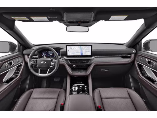 2026 Space White Metallic Ford Explorer Platinum RWD SUV