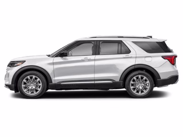2026 Space White Metallic Ford Explorer Platinum RWD SUV