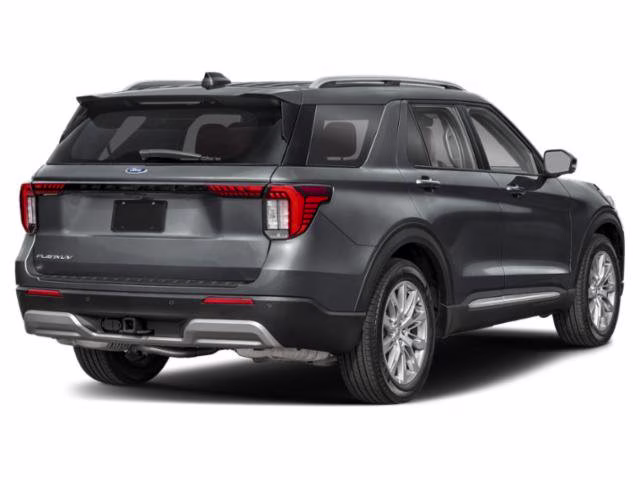 2026 Star White Metallic Tri-Coat Ford Explorer Platinum 4X4 SUV