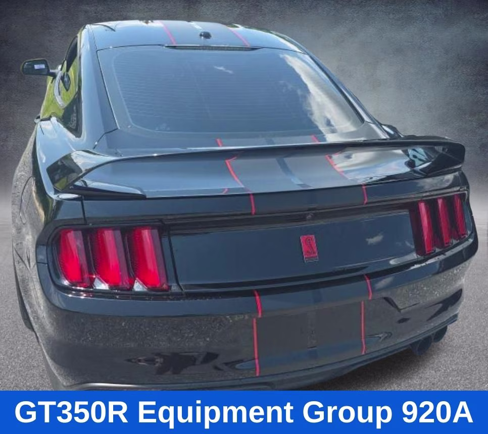 2017 Shadow Black Ford Mustang Shelby GT350R RWD Coupe