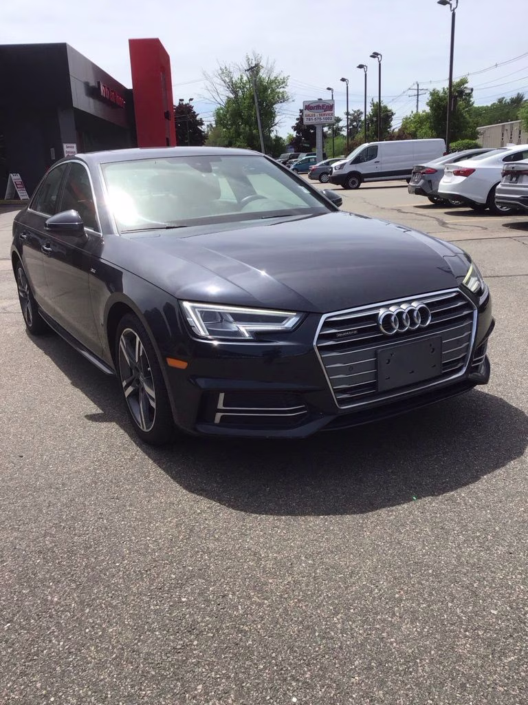 2018 Moonlight Blue Audi A4 2.0T AWD Sedan