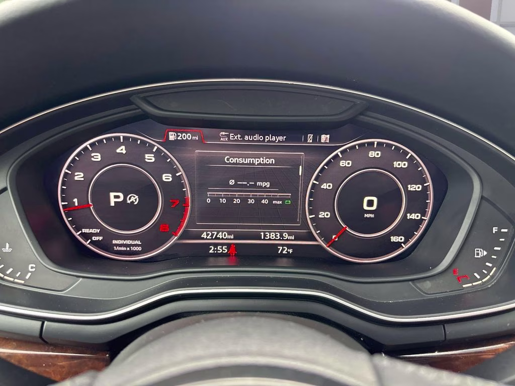 2018 Moonlight Blue Audi A4 2.0T AWD Sedan