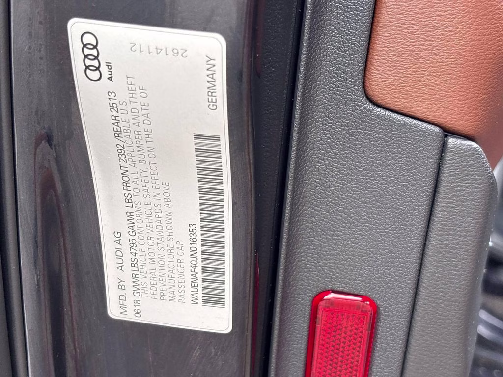2018 Moonlight Blue Audi A4 2.0T AWD Sedan