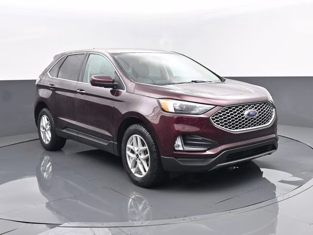2023 Burgundy Ford Edge SEL AWD SUV