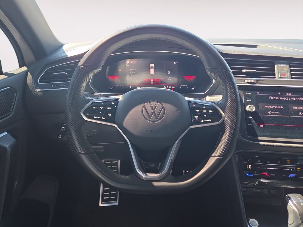 2023 Black Volkswagen Tiguan 2.0T SE R-Line Black FWD SUV