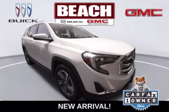 2021 White Frost Tricoat GMC Terrain SLT FWD SUV