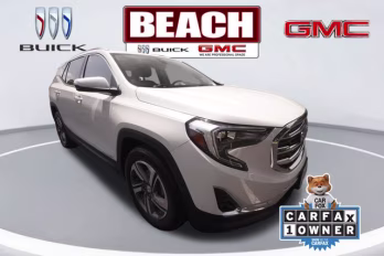 2021 White Frost Tricoat GMC Terrain SLT FWD SUV