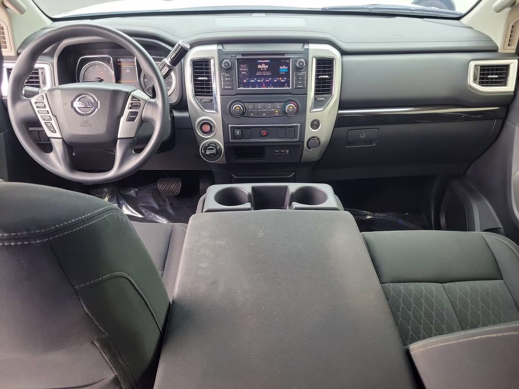 2019 Glacier White Nissan Titan SV 4X4 Truck