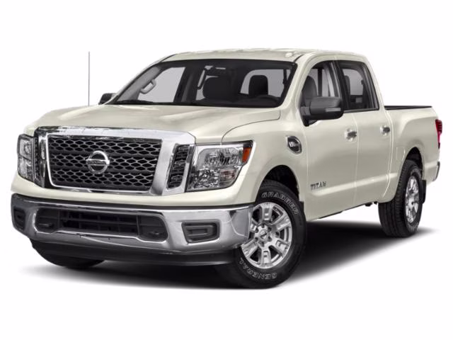 2019 Glacier White Nissan Titan SV 4X4 Truck