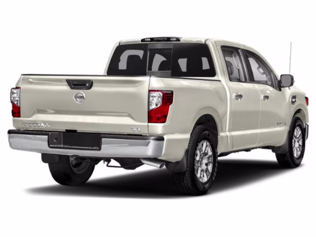 2019 Glacier White Nissan Titan SV 4X4 Truck