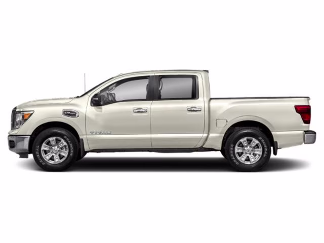 2019 Glacier White Nissan Titan SV 4X4 Truck