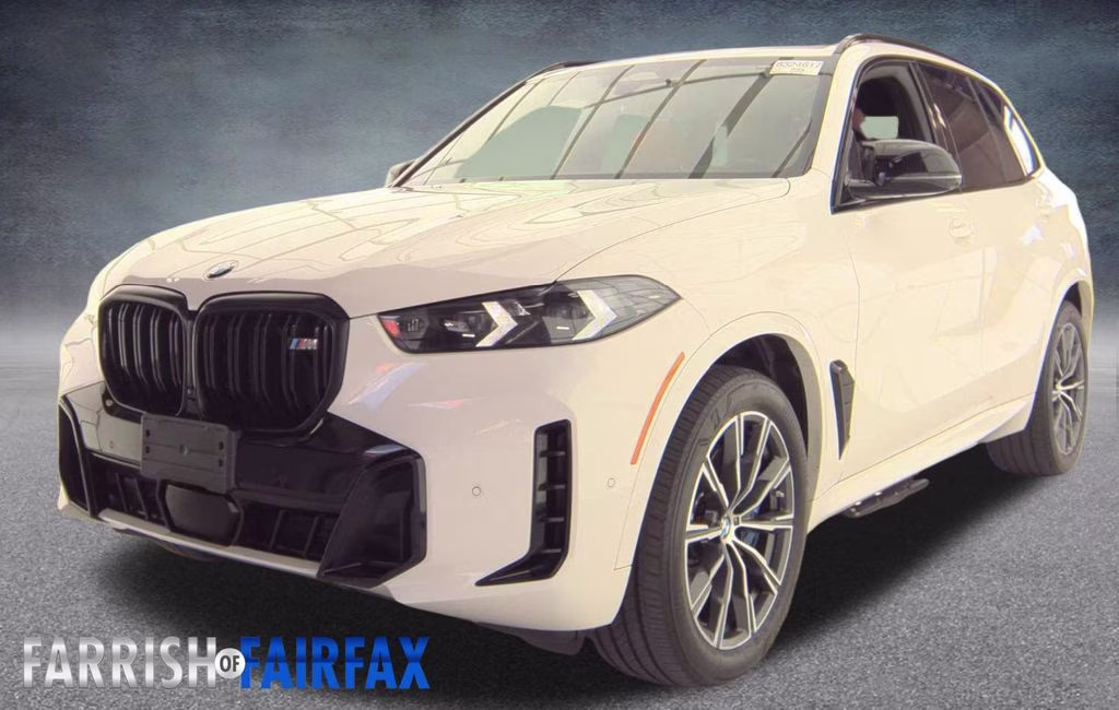 2024 Alpine White BMW X5 M60i AWD SUV