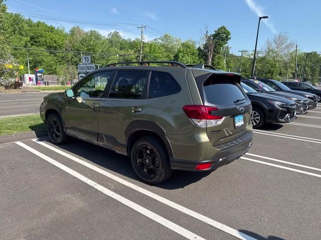2022 Autumn Green Metallic Subaru Forester Wilderness AWD SUV