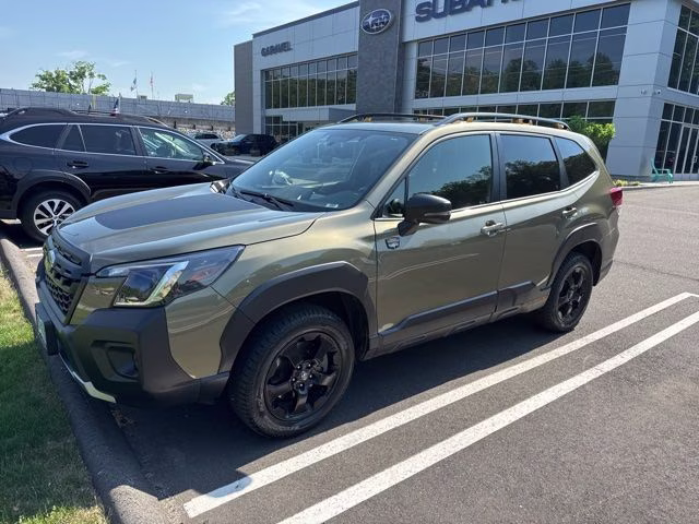 2022 Autumn Green Metallic Subaru Forester Wilderness AWD SUV