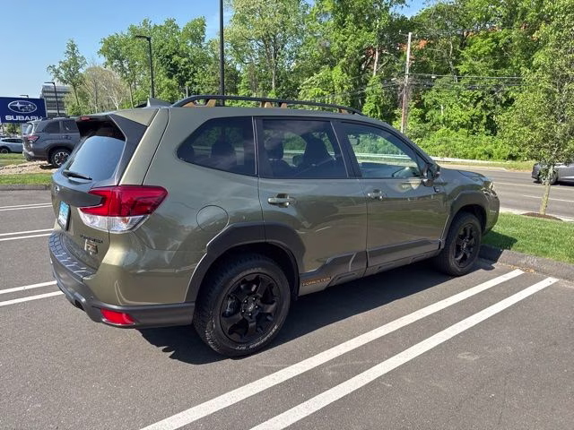 2022 Autumn Green Metallic Subaru Forester Wilderness AWD SUV