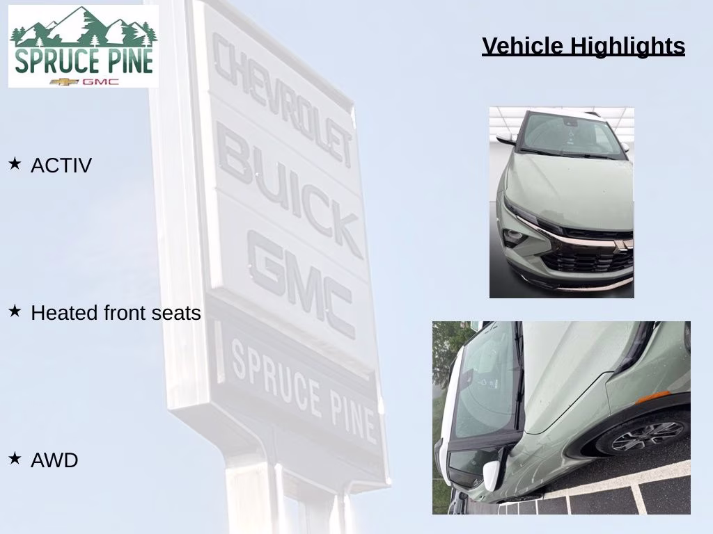2025 Cacti Green Chevrolet Trailblazer ACTIV AWD SUV
