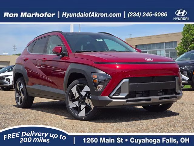 2026 Ultimate Red Metallic Hyundai Kona Limited AWD SUV