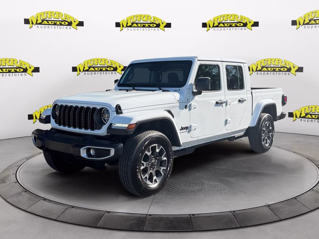 2026 Bright White Clearcoat Jeep Gladiator Sahara 4X4 Truck