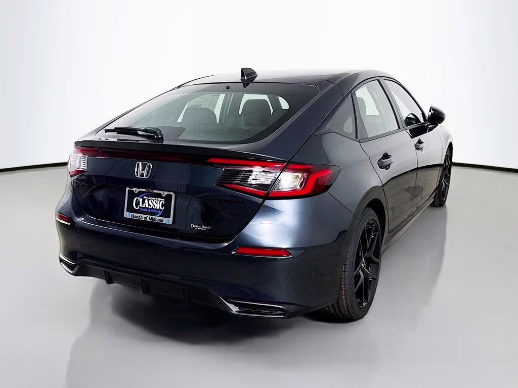 2026 Meteorite Gray Metallic Honda Civic Sport FWD Hatchback