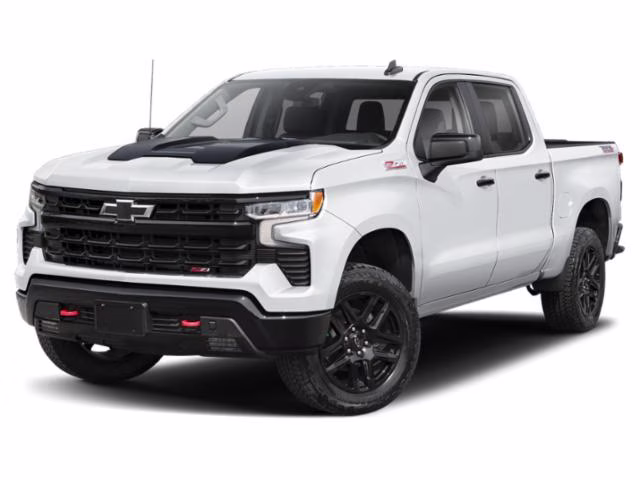 2026 White Chevrolet Silverado 1500 LT Trail Boss 4X4 Truck