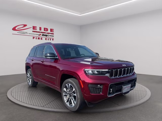 2023 Velvet Red Pearlcoat Jeep Grand Cherokee Overland 4X4 SUV