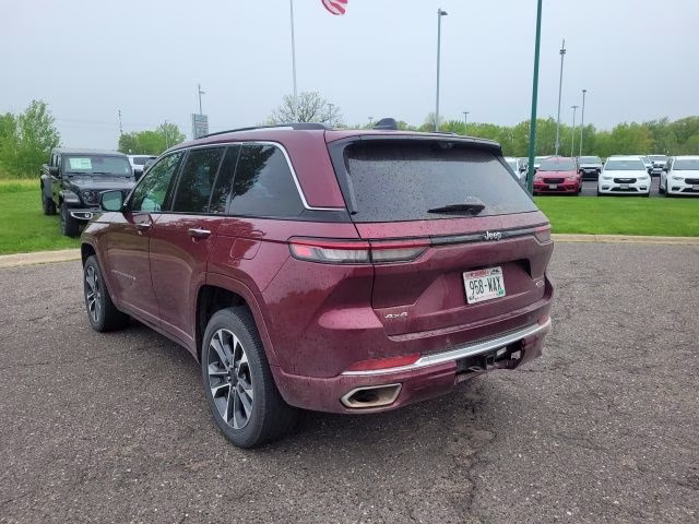 2023 Velvet Red Pearlcoat Jeep Grand Cherokee Overland 4X4 SUV
