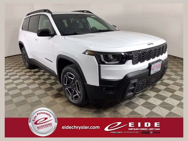 2026 Bright White Clearcoat Jeep Cherokee Laredo 4X4 SUV