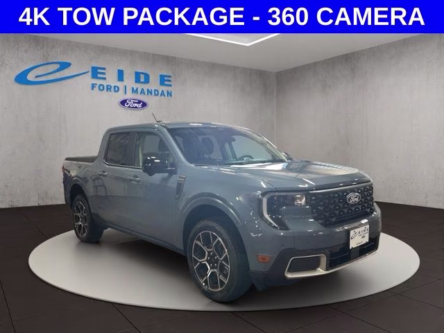 2026 Azure Gray Metallic Tri-Coat Ford Maverick Lariat AWD Truck