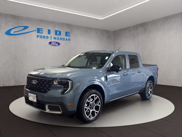 2026 Azure Gray Metallic Tri-Coat Ford Maverick Lariat AWD Truck