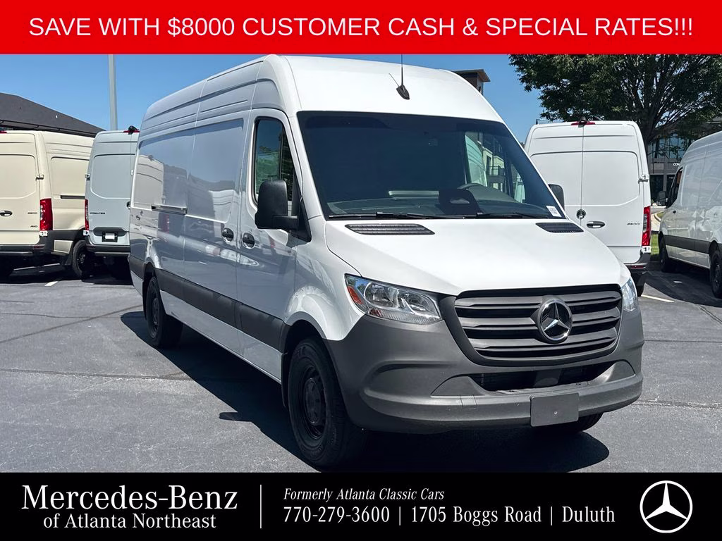 2025 Arctic Mercedes-Benz Sprinter 2500 Cargo 170 WB RWD Van