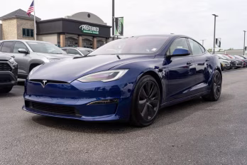 2022 Blue Tesla Model S Base AWD Hatchback