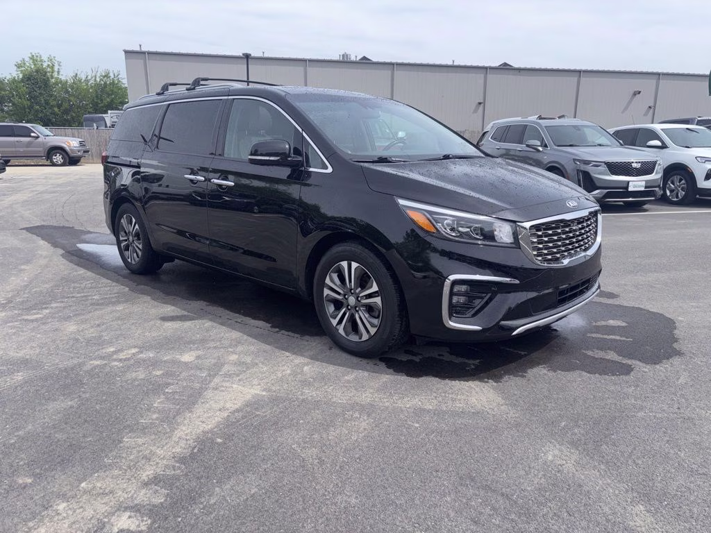 2021 Aurora Black Kia Sedona SX FWD Van