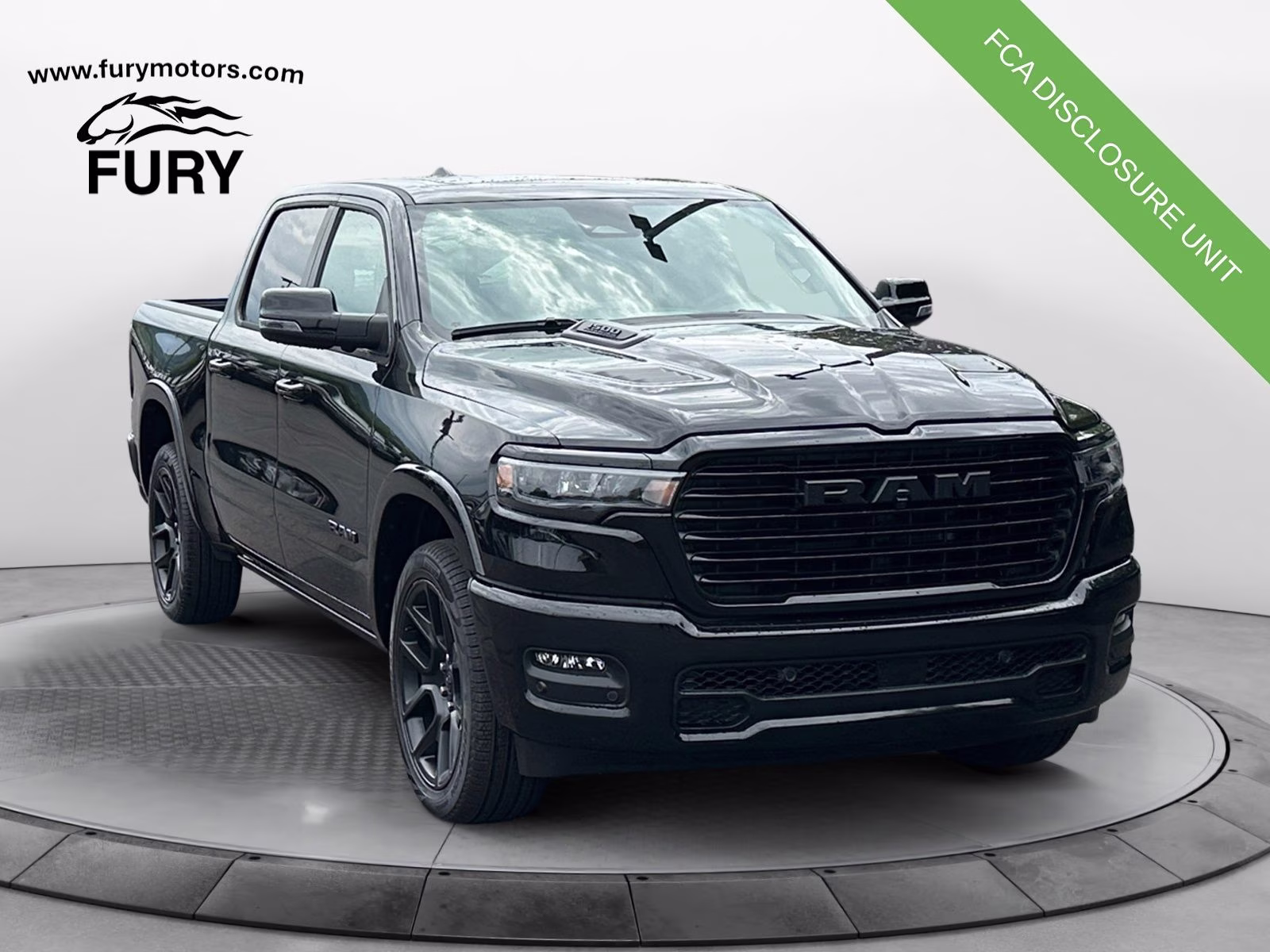 2026 Diamond Black Crystal Pearlcoat Ram 1500 Laramie 4X4 Truck