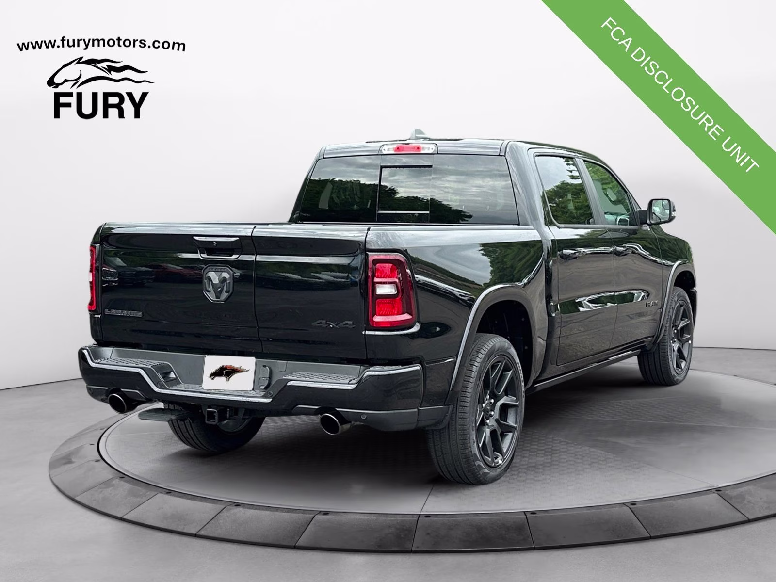 2026 Diamond Black Crystal Pearlcoat Ram 1500 Laramie 4X4 Truck
