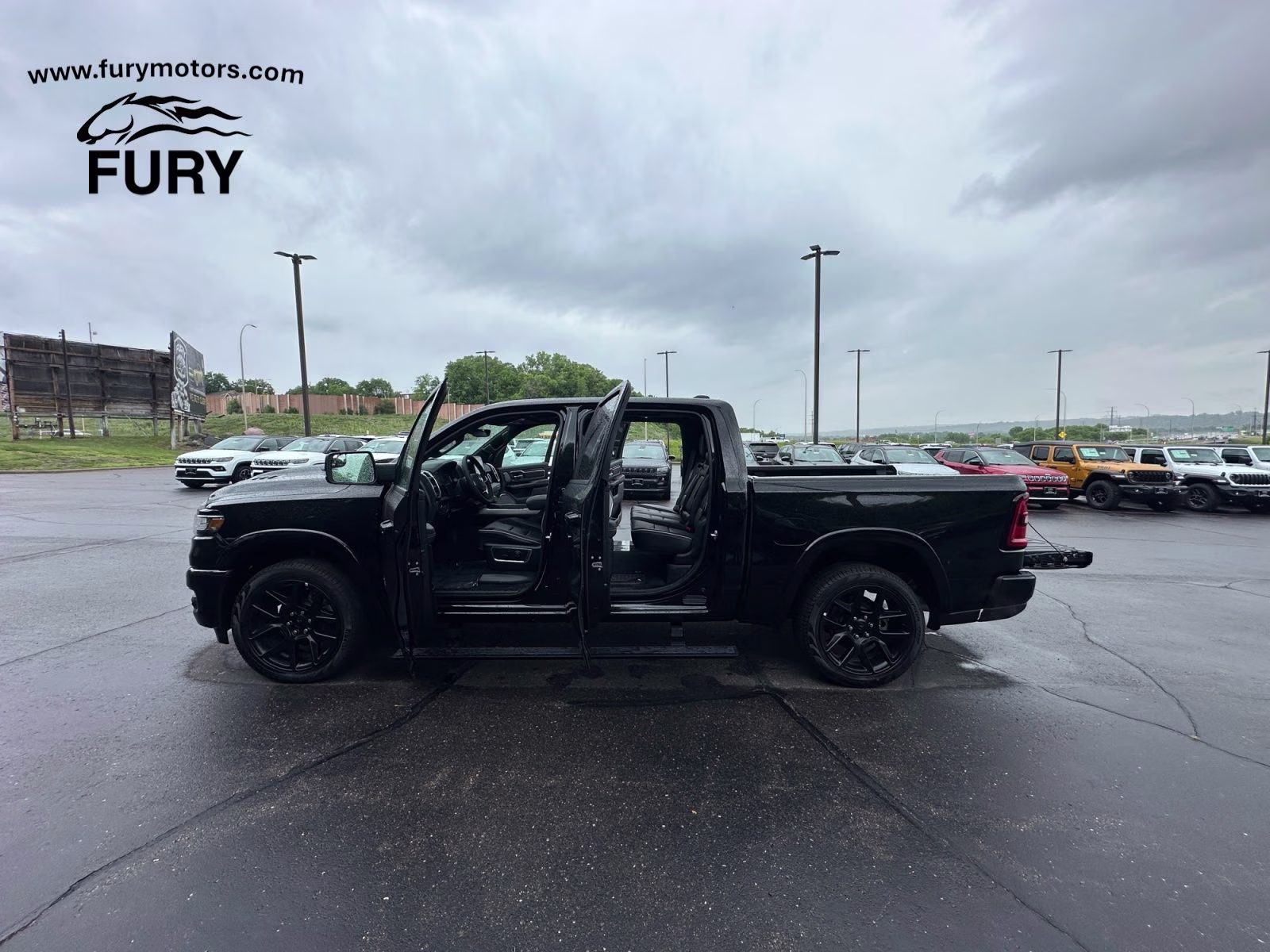 2026 Diamond Black Crystal Pearlcoat Ram 1500 Laramie 4X4 Truck