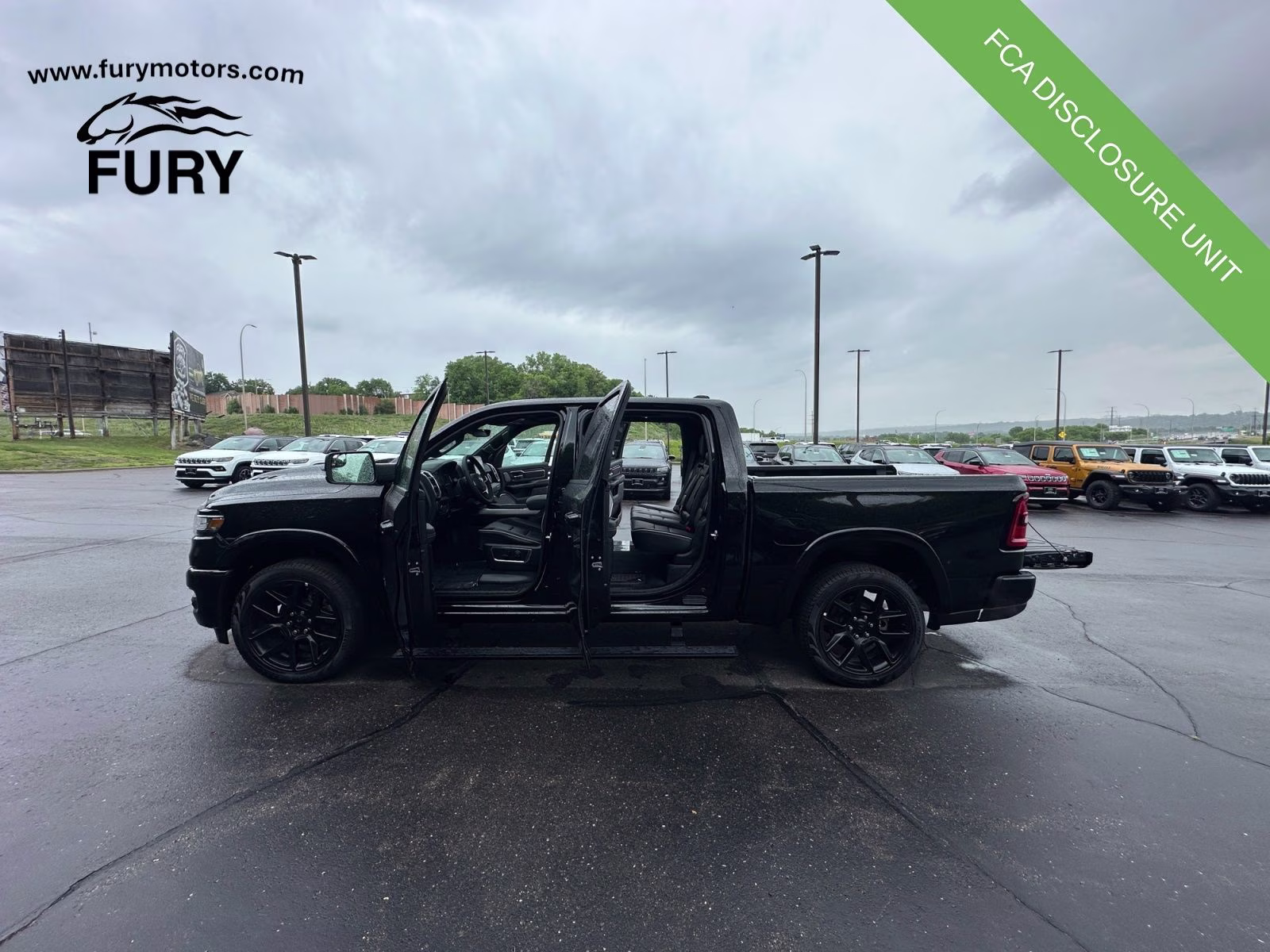 2026 Diamond Black Crystal Pearlcoat Ram 1500 Laramie 4X4 Truck