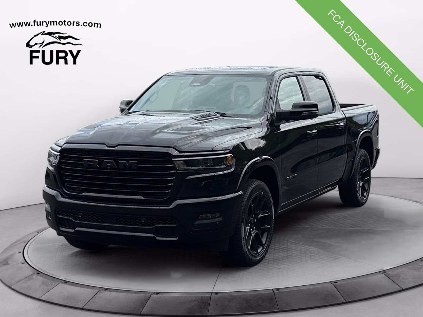 2026 Diamond Black Crystal Pearlcoat Ram 1500 Laramie 4X4 Truck