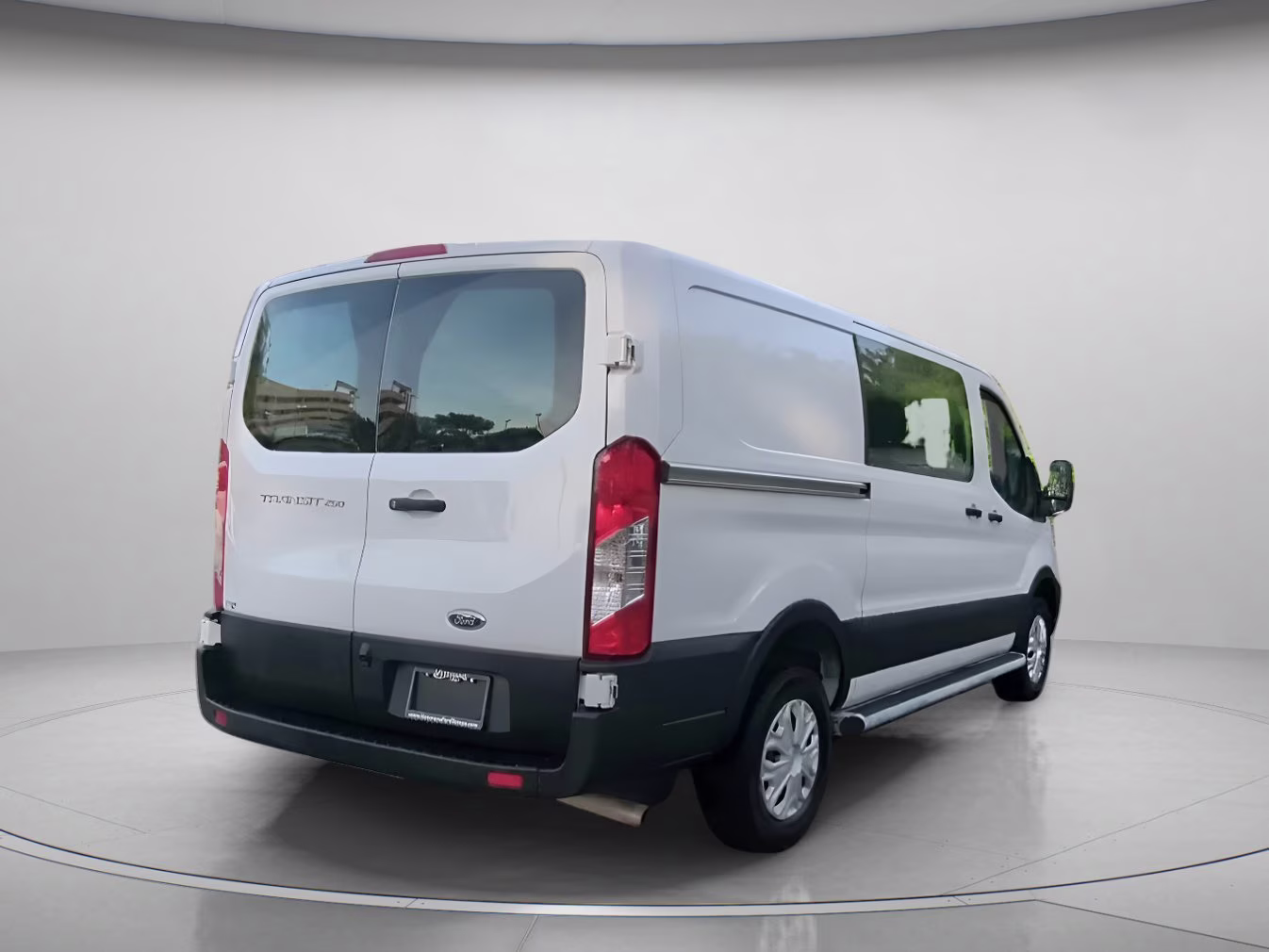 2025 Oxford White Ford Transit Cargo Van RWD Van