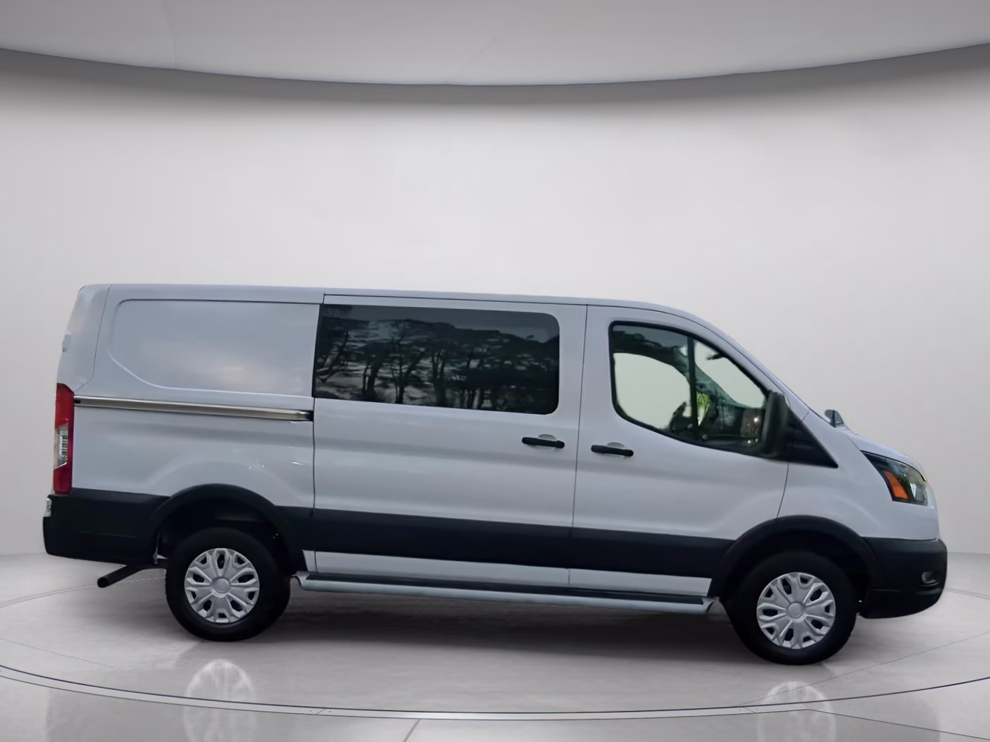 2025 Oxford White Ford Transit Cargo Van RWD Van