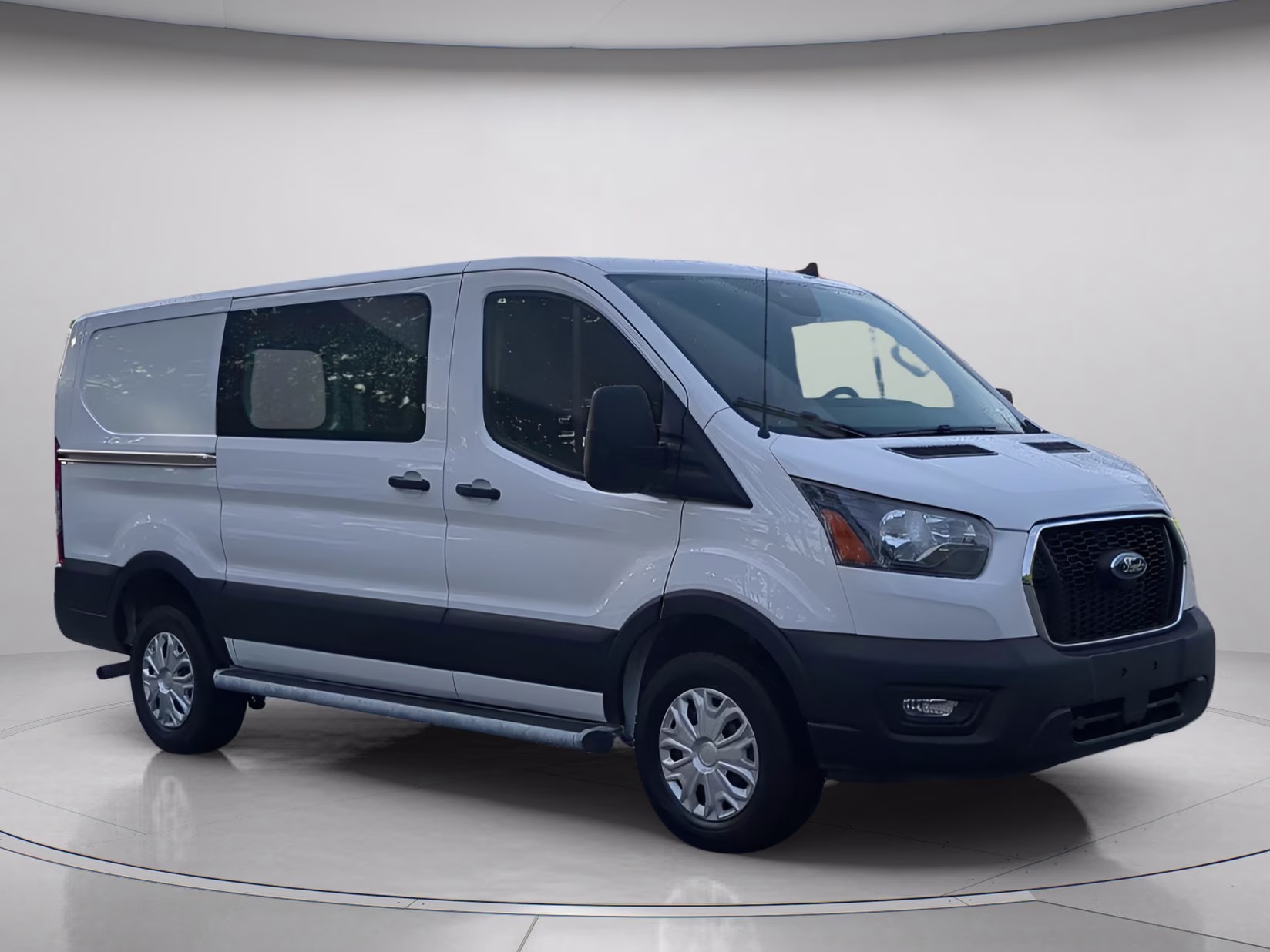 2025 Oxford White Ford Transit Cargo Van RWD Van