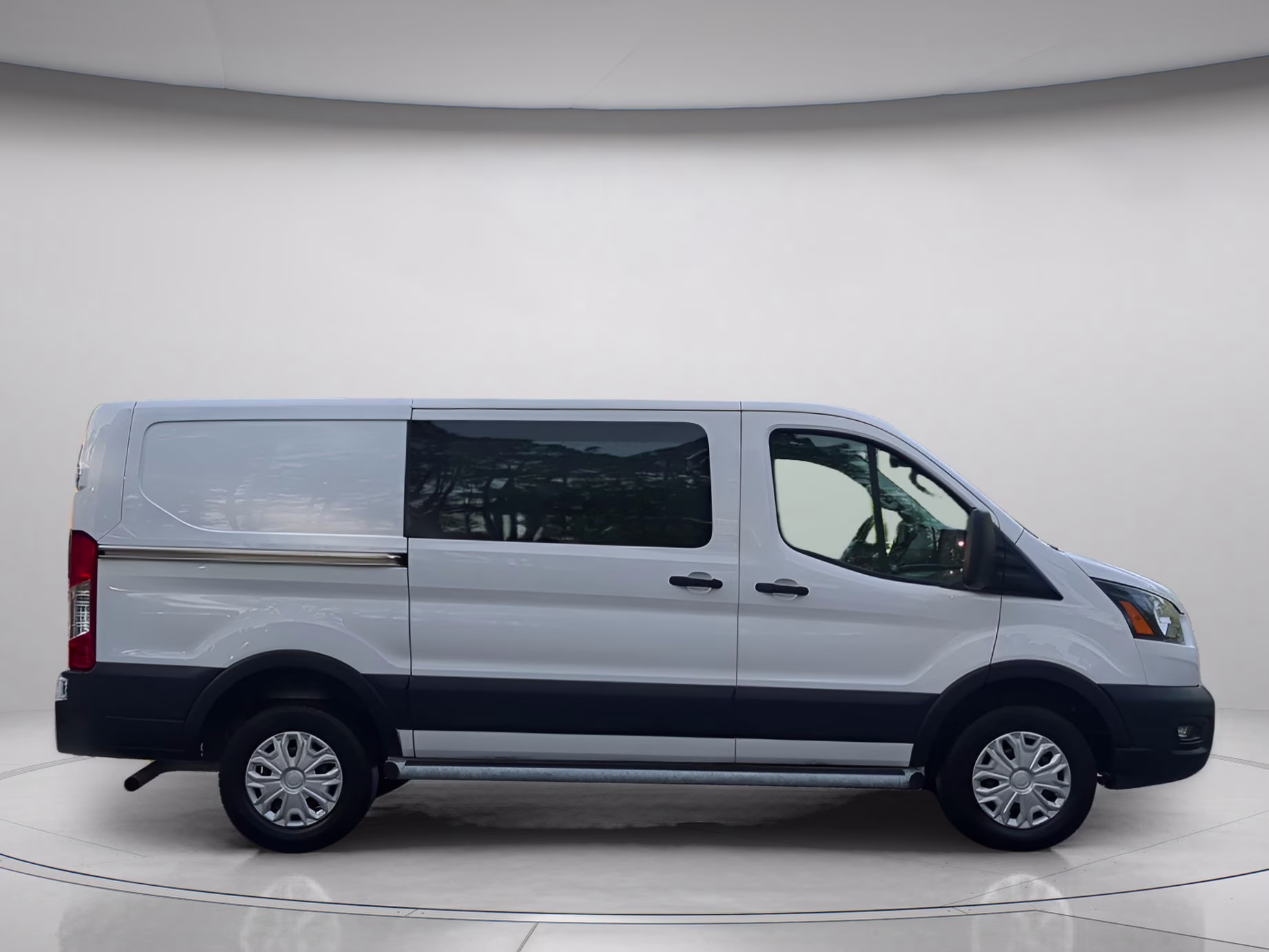 2025 Oxford White Ford Transit Cargo Van RWD Van