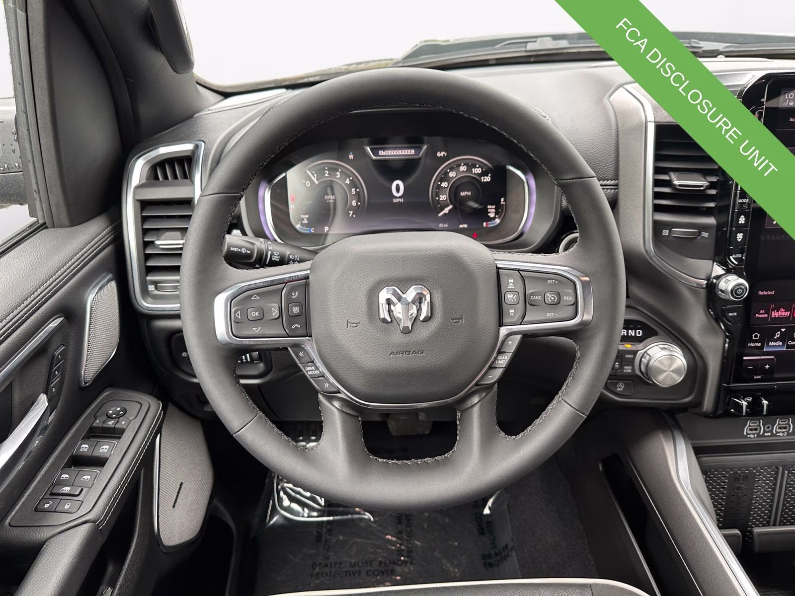 2026 Diamond Black Crystal Pearlcoat Ram 1500 Laramie 4X4 Truck