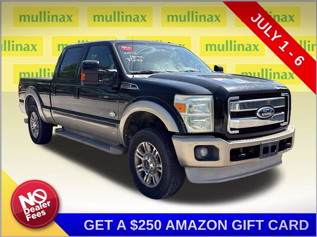 2011 Black Ford Super Duty F-250 SRW King Ranch 4X4 Truck