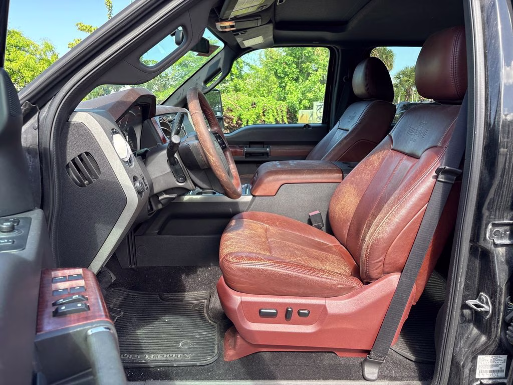 2011 Black Ford Super Duty F-250 SRW King Ranch 4X4 Truck