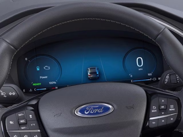 2025 Star White Metallic Tri-Coat Ford Escape Plug-In Hybrid Base FWD SUV