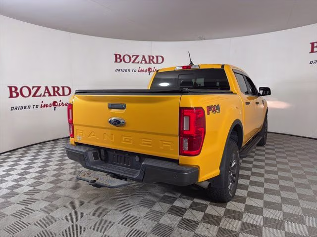 2021 Orange Metallic Ford Ranger XLT 4X4 Truck