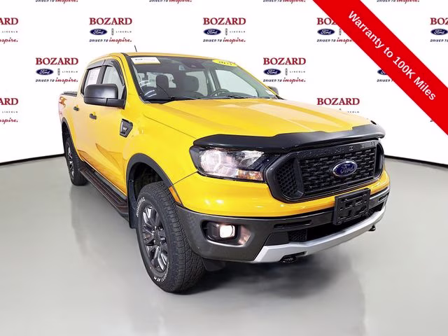 2021 Orange Metallic Ford Ranger XLT 4X4 Truck